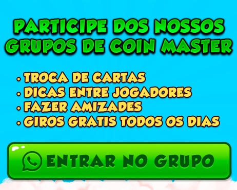 Grupo de WhatsApp e Telegram Coin Master; saiba como participar